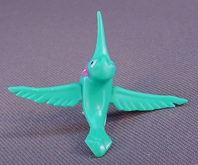 Disney Pocahontas Flit The Hummingbird Figure With A Clip On The Bottom, 1 1/2 Inches Long, Flexible Beak And Wings