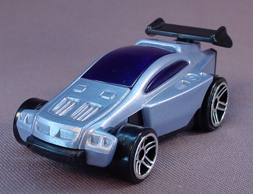Hot Wheels McDonalds Blue & Black Spectyte Car With A Pull Back Motor, #4, When The Bumper Hits Something The Car Changes Into Reverse, All Plastic, 2008 Mattel