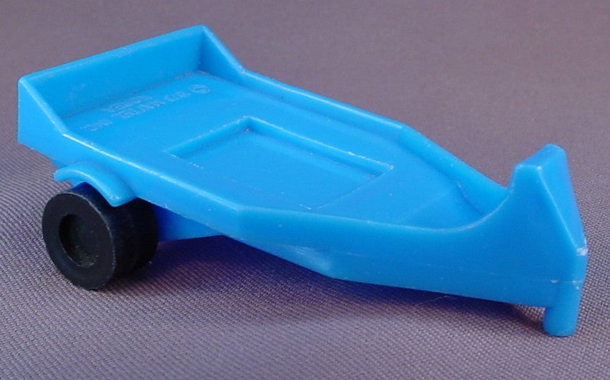 Camp Putt Putt Blue Boat Trailer With Black Wheels, 1973 Mattel, Vintage, Putt-Putt