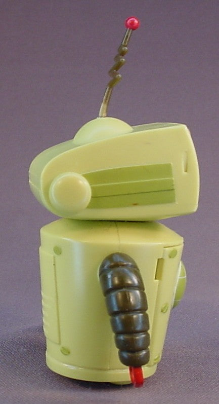 Atomic Betty TV Show X-5 Robot Figure, 4 Inches Tall, The Head Swivels, The Arms Move, It Rolls On  3 Small Balls In The Bottom, Galactic Guardian, 2004 Playmates Toys, Teleimages Kids, 2004 Atomic Cartoons, Breakthrough Animation