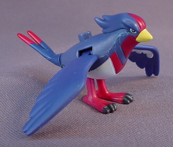 Pokemon Advanced Swellow Figure With Wings That Flap When The Button Is Pressed, 1 3/8 Inches Tall, 2004 Nintendo, Hasbro