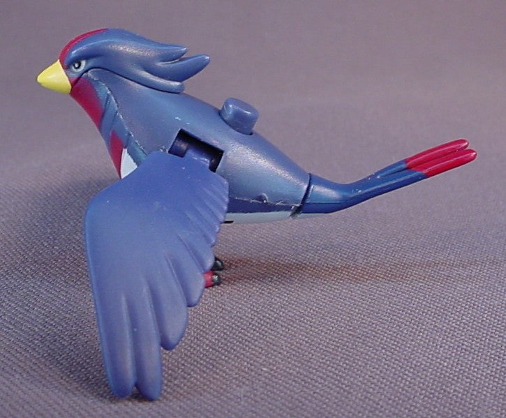 Pokemon Advanced Swellow Figure With Wings That Flap When The Button Is Pressed, 1 3/8 Inches Tall, 2004 Nintendo, Hasbro
