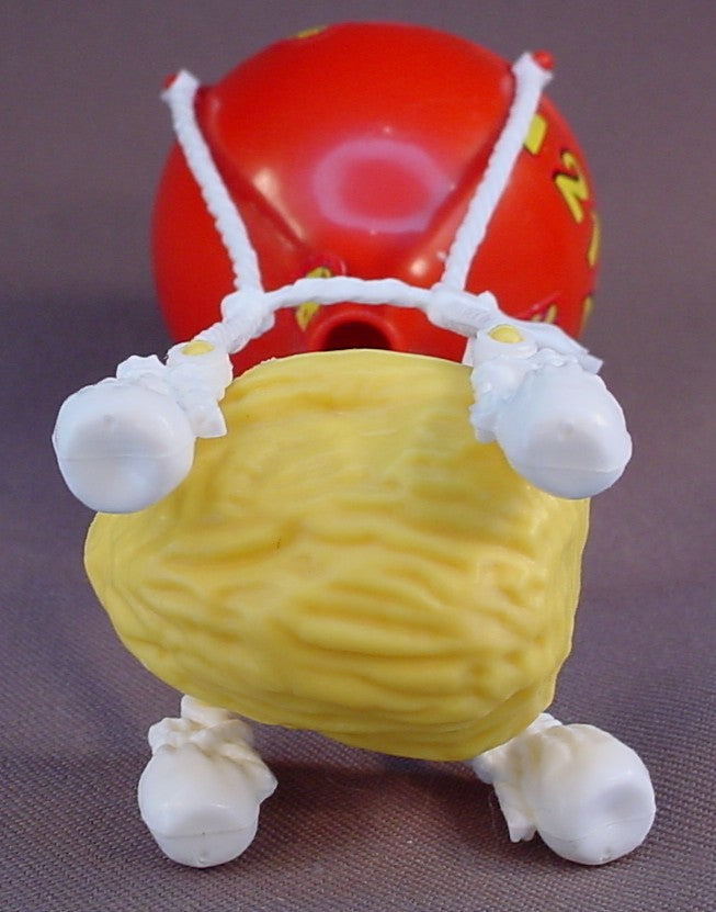 Smurfs Hot Air Balloon Figure Accessory, 6 1/4 Inches Tall, Has A Walnut Shell Basket, 1983 Peyo Schleich, Wallace Berrie