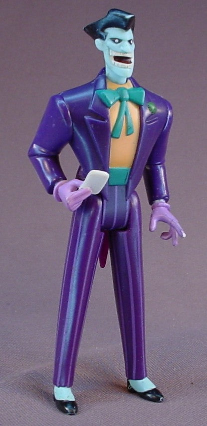 Batman The Joker Action Figure, The New Batman Adventures, The Animated Series, 4 3/4 Inches Tall, The Legs & Arms Move, The Head Swivels, DC Comics, 2002 Mattel, Batman Vs, Joker 2-Pack Set, Bruce Timm Art Style