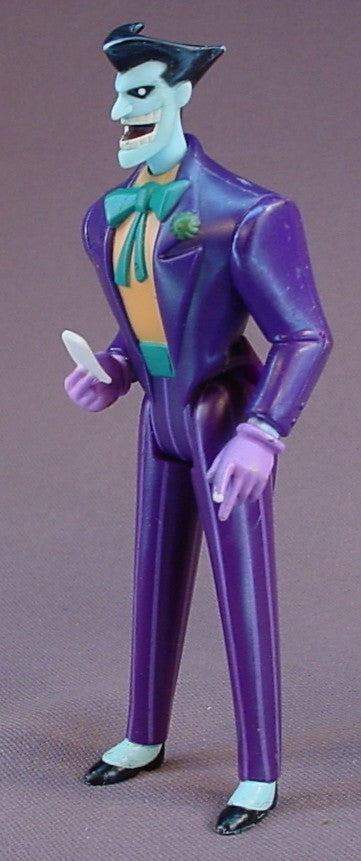 Batman The Joker Action Figure, The New Batman Adventures, The Animated Series, 4 3/4 Inches Tall, The Legs & Arms Move, The Head Swivels, DC Comics, 2002 Mattel, Batman Vs, Joker 2-Pack Set, Bruce Timm Art Style