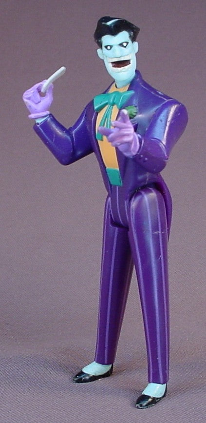 Batman The Joker Action Figure, The New Batman Adventures, The Animated Series, 4 3/4 Inches Tall, The Legs & Arms Move, The Head Swivels, DC Comics, 2002 Mattel, Batman Vs, Joker 2-Pack Set, Bruce Timm Art Style