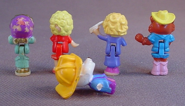 Polly Pocket Lot Of Broken Dolls, Vintage, Blue Bird, Bluebird