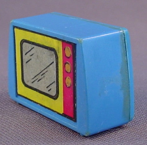 Playskool Vintage Furniture Accessories Lot From A #482 Wooden Play Camper Set, Some Have Damage To The Litho Stickers, Vintage 1970 To 1972