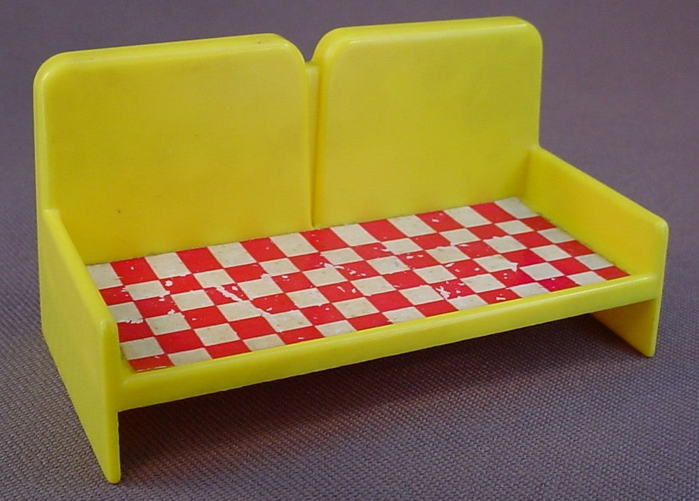 Playskool Vintage Furniture Accessories Lot From A #482 Wooden Play Camper Set, Some Have Damage To The Litho Stickers, Vintage 1970 To 1972