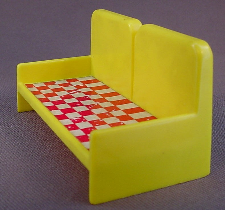 Playskool Vintage Furniture Accessories Lot From A #482 Wooden Play Camper Set, Some Have Damage To The Litho Stickers, Vintage 1970 To 1972