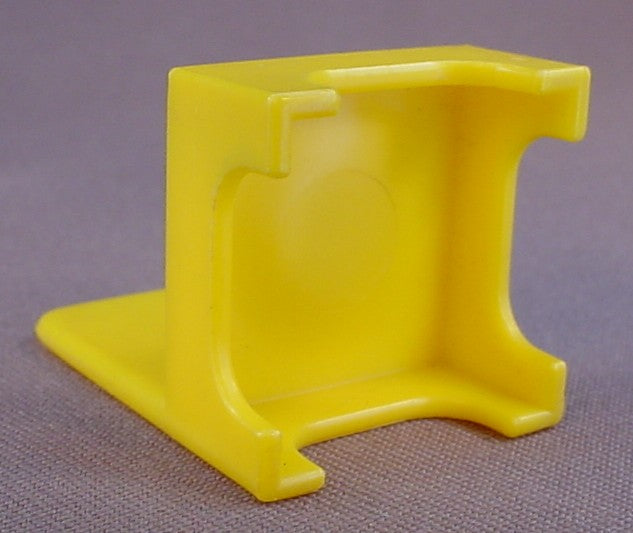 Weebles Set Of 4 Yellow Chairs From A Vintage 1971 Romper Room Pop Up Camper Play Set, Camp-About Camper, Hasbro
