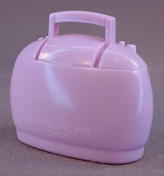 Barbie Pink & Silver Radio Boombox Accessory, My Scene Barbie, 1 3/4 Inches Long, 2003 Mattel, Boom Box