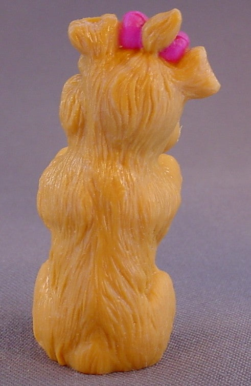 Barbie Yorkshire Puppy Dog PVC Figure From A Country Ride Bike Set, 2 1/2 Inches Tall, Yorkie, #67560, Vintage, 1996 Mattel
