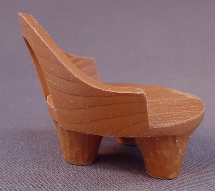 Fisher Price Woodsey Squirrel Family Chair & Broom, From Set #960 The Woodsey's Log House, Vintage, Has Some Wear, 1978 Fisher Price