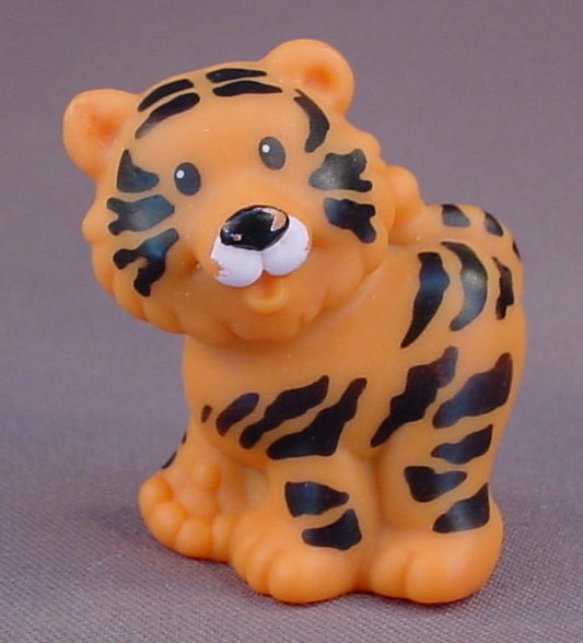Fisher Price Little People Orange Baby Tiger Cub, 72499 Baby Animal Assortment, 72570 Baby Zoo Animals, 1998-1999, LP
