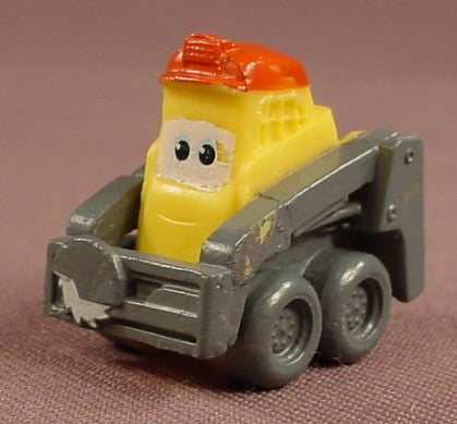 Disney Planes Blackout Skid Steer With A Saw PVC Figure, 1 Inch Long, Disney Cars, Fire And Rescue