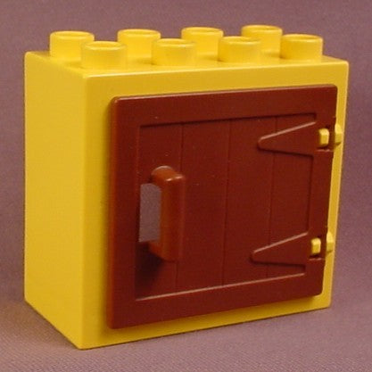 Lego Duplo 61649 Yellow 2X4X3 Flat Rim Door Or Window Frame With Br