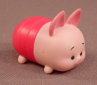 Disney Winnie The Pooh Piglet Tsum Tsum PVC Figure, 1 1/4 Inches Long, Jakks, Figurine