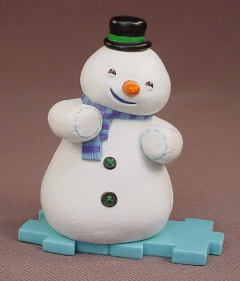 Disney Chilly The Snowman PVC Figure On A Base, Doc McStuffins, 2 3/8 Inches Tall, Figurine