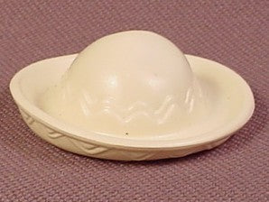 Playmobil White Mexican Sombrero Hat Wide Brim 3748