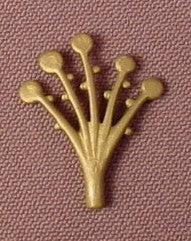 Playmobil Gold Frill Decoration For A Hat Five Stem Shape 3659 3666