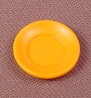 Playmobil Round Orange Modern Plate Dish