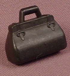 Playmobil Black Carpetbag, Suitcase Valise, 3139 3245Y 3365X 3481