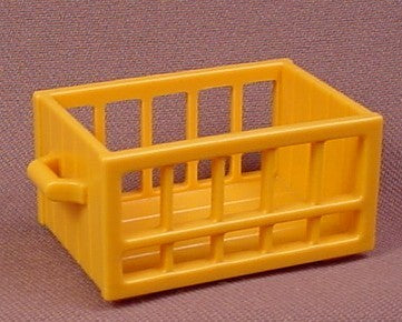 Playmobil Yellow Gold Crate With Slatted Sides And 2 Handles