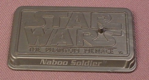 Star Wars 2006 Display Stand Base For A Naboo Soldier Action Figure