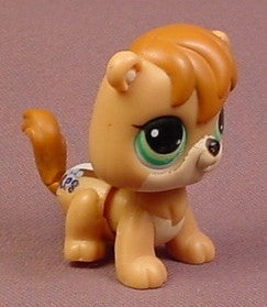 Littlest Pet Shop #2111 Tan & Brown Electronic Walkable Chipmunk