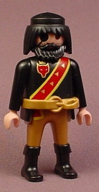 Playmobil Adult Male Wolf Warrior Figure With A Black Eye Patch