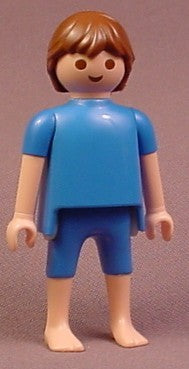 Playmobil Adult Male Figure In Blue Shorts
