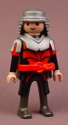 Playmobil Adult Male Dragonland Knight Figure With Red & Black Suit