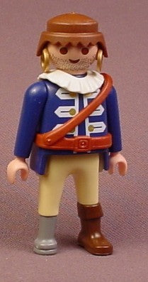 Playmobil Adult Male Pirate Figure With White Ruffle Collar