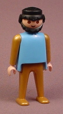 Playmobil Adult Male Swan Knight Figure In Light Blue & Gold