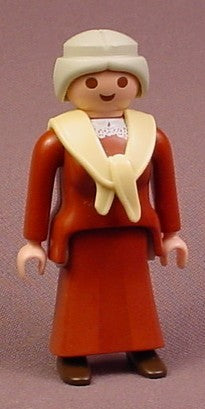 Playmobil Adult Female Grandmother Figure with Brown Gown Or Dress,