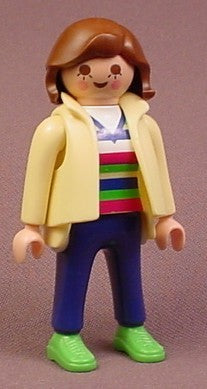 Playmobil Adult Female Veterinarian Figure In A Cream Coat