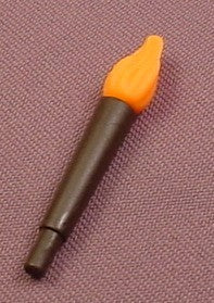 Playmobil Dark Brown Torch Handle With Flame, 5139 5141