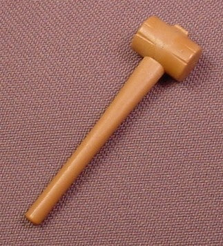 Playmobil Light Brown Mallet With Long Handle, Sledge Hammer, 3627