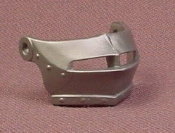 Playmobil Silver Gray Pointed Helmet Visor With 2 Eye Slits, Knight