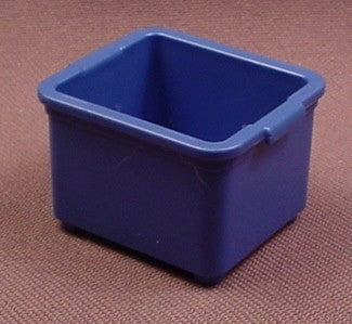 Playmobil Cobalt Blue Plain Box With Small Handles, 3204