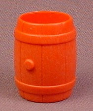 Playmobil Red Or Orange Wooden Barrel, 3029 3111 3112 3150 3174