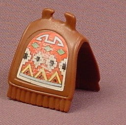 Playmobil Brown Saddle Blanket For A Camel With Stickers Applied