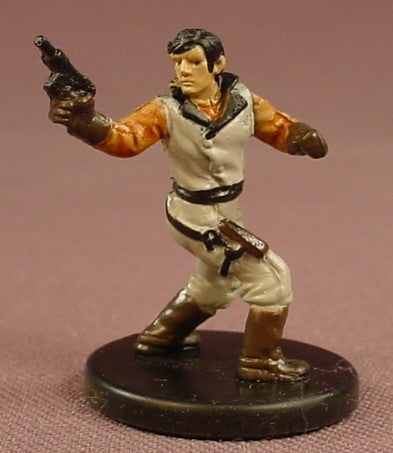 Star Wars Miniatures Corellian Security Officer Figure With The Card, 30/60, Legacy Of The Force Series