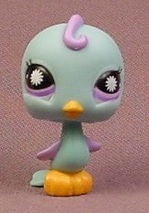 Littlest Pet Shop #930 Blue Parakeet Bird