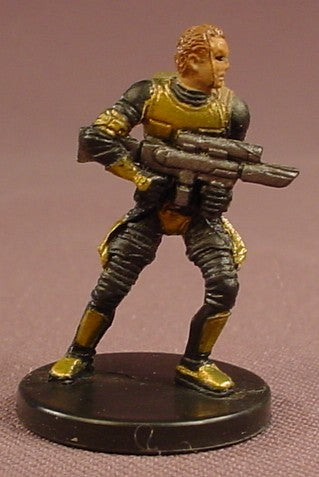 Star Wars Miniatures Human Soldier Of Fortune Figure With The Card, 36/40, The Clone Wars Series