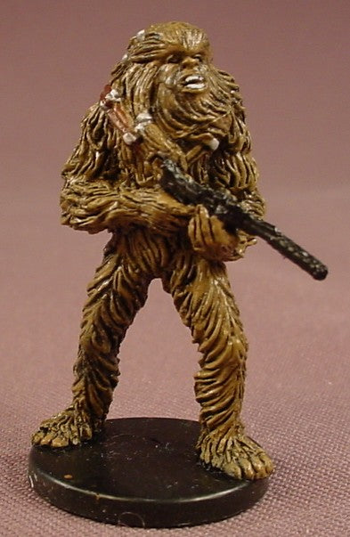 Star Wars Miniatures Wookie Warrior Figure With The Card, 28/60, The Force Unleashed Series