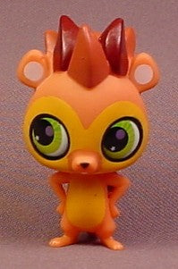 Littlest Pet Shop #2698 Orange Brown Russell Ferguson Hedgehog With