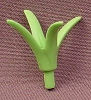 Playmobil Bright Green Leaf Frond Bottom Section, Pale Light Green,