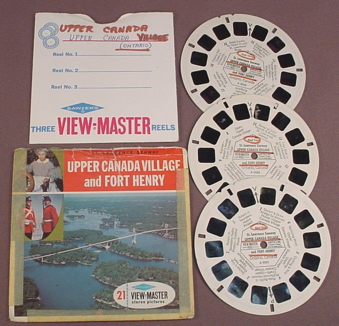 View-Master Set Of 3 Reels, Pennsylvania Dutch And Amish Country, U.S.  Travel, A 633, A633, With The Packet Sleeve Booklet & Mail Order Form